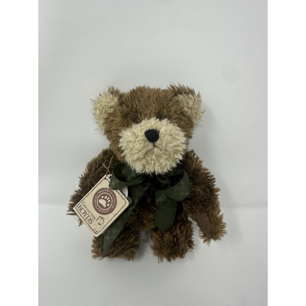 Retired Vintage Weighted Boyds Bears Bingle Beartoes Jointed Brown Bear.